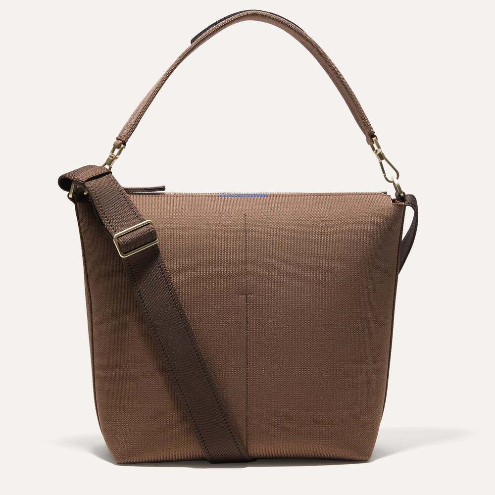 Rothy's Cocoa Brown Crossbody bucket tote
